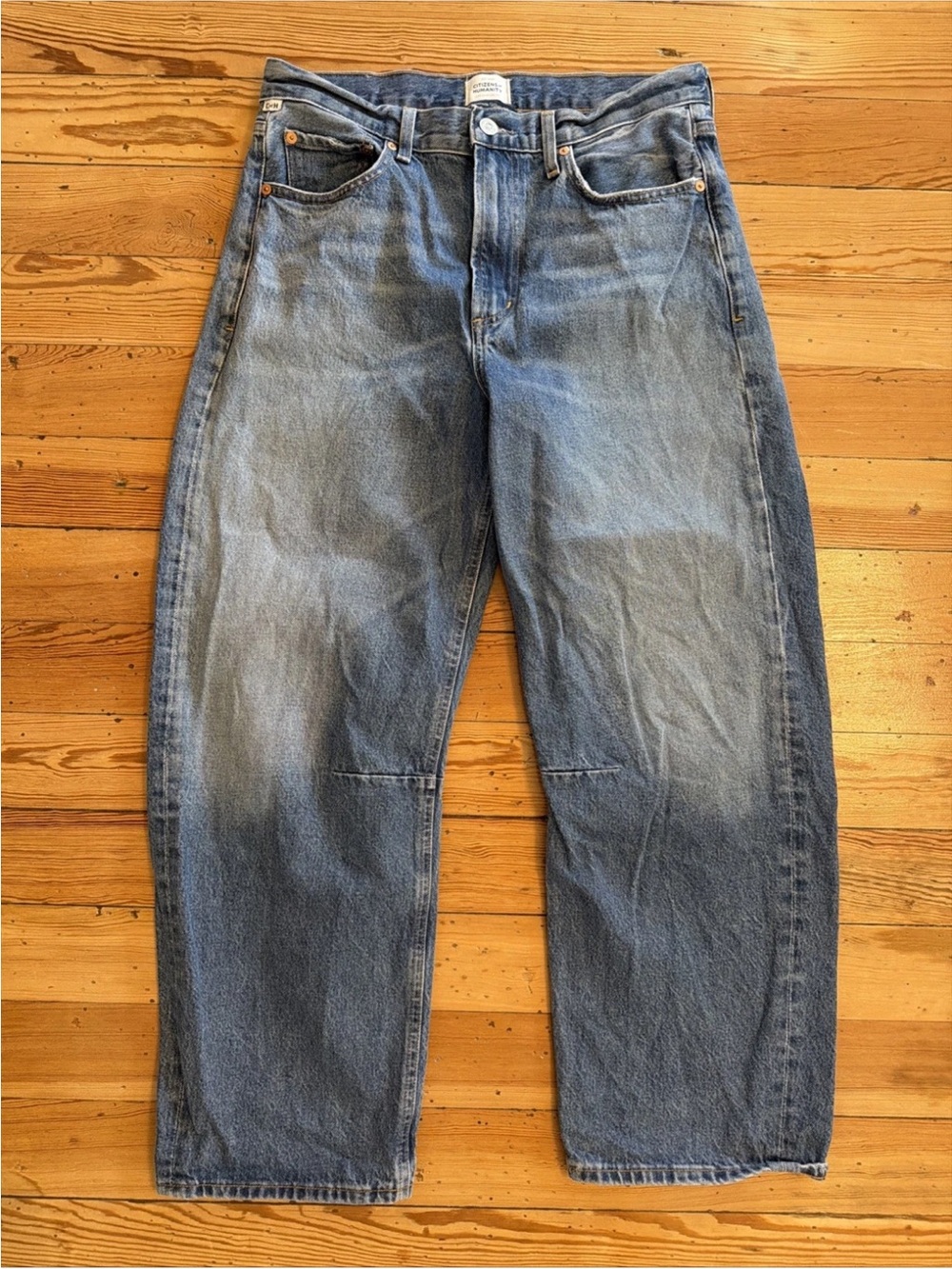 Citizens of Humanity $258 Miro Jeans in Pacifica Wash 28 Barrel Leg